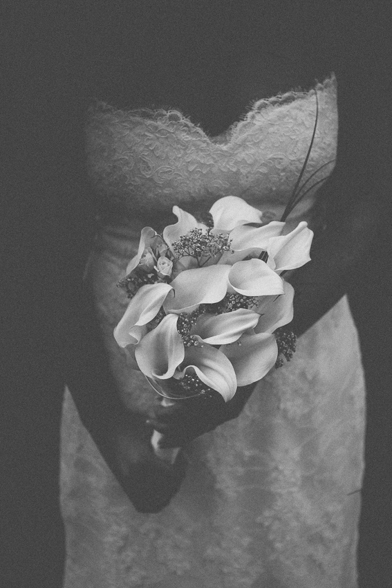photographe mariage avallon - détail bouquet de mariée